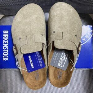 Birkenstock Boston Suede Leather Taupe